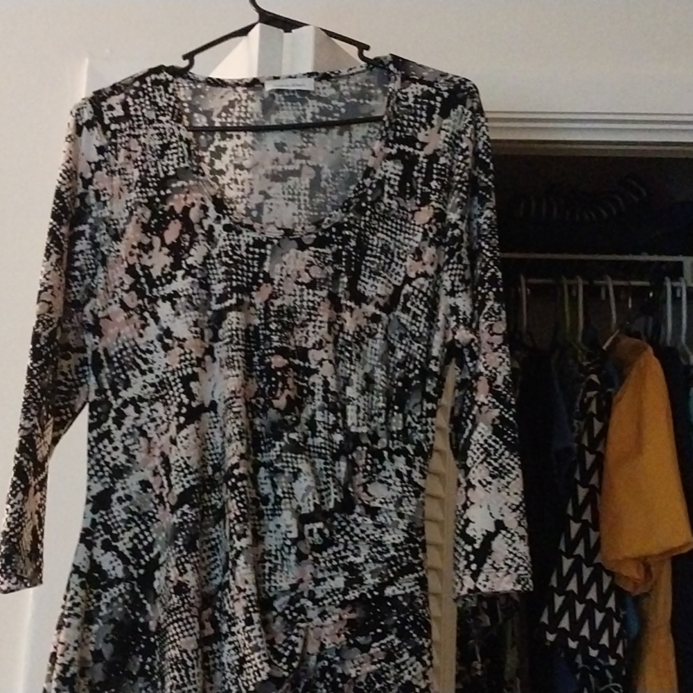 Calvin Klein dress, multi color, size 10